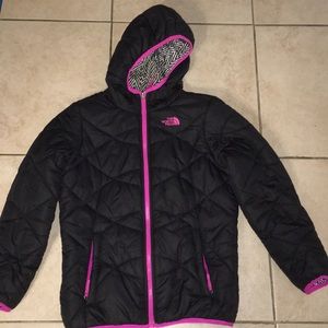 Kids Reversible north face jacket